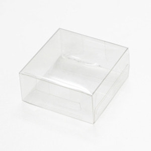 투명 케이스(무지)1구_ 비누 포장상자 박스 (75x75x30mm)